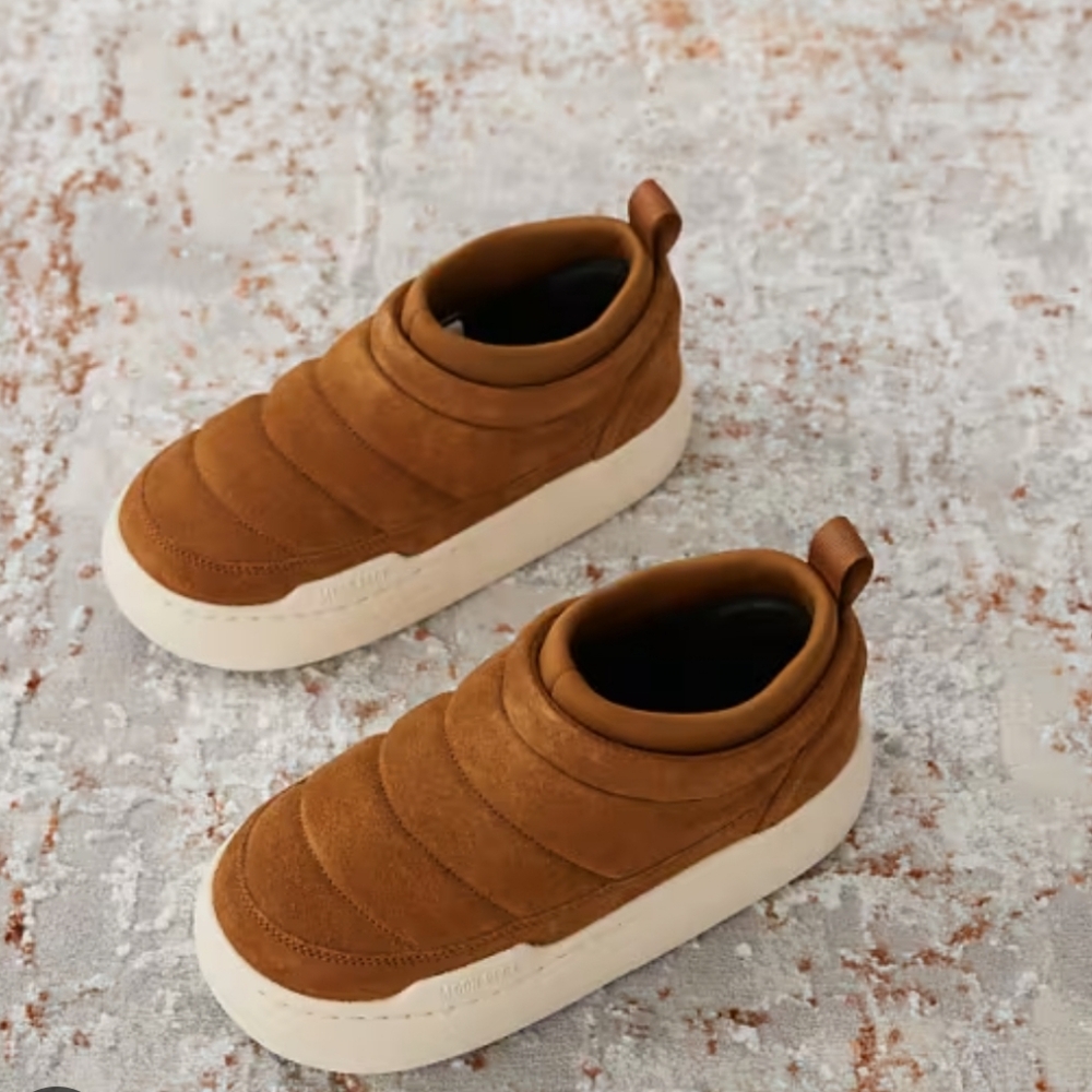 Moon Boot Park Suede Sneakers Moon Boot Park Slip On Shoes Moon Boots Suede